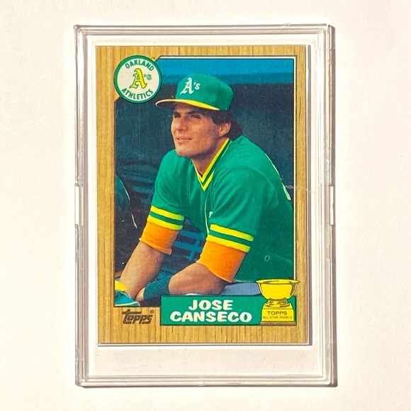 Rare 1987 Topps Jose Canseco MLB Baseball Rookie Card #620 RC​​ - Picture 1 of 2